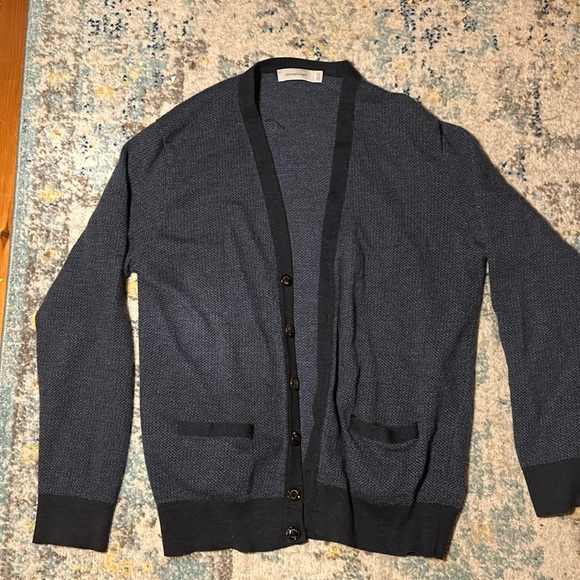 Ermenegildo Zegna Other - Ermenegildo Zegna blue herringbone cardigan.